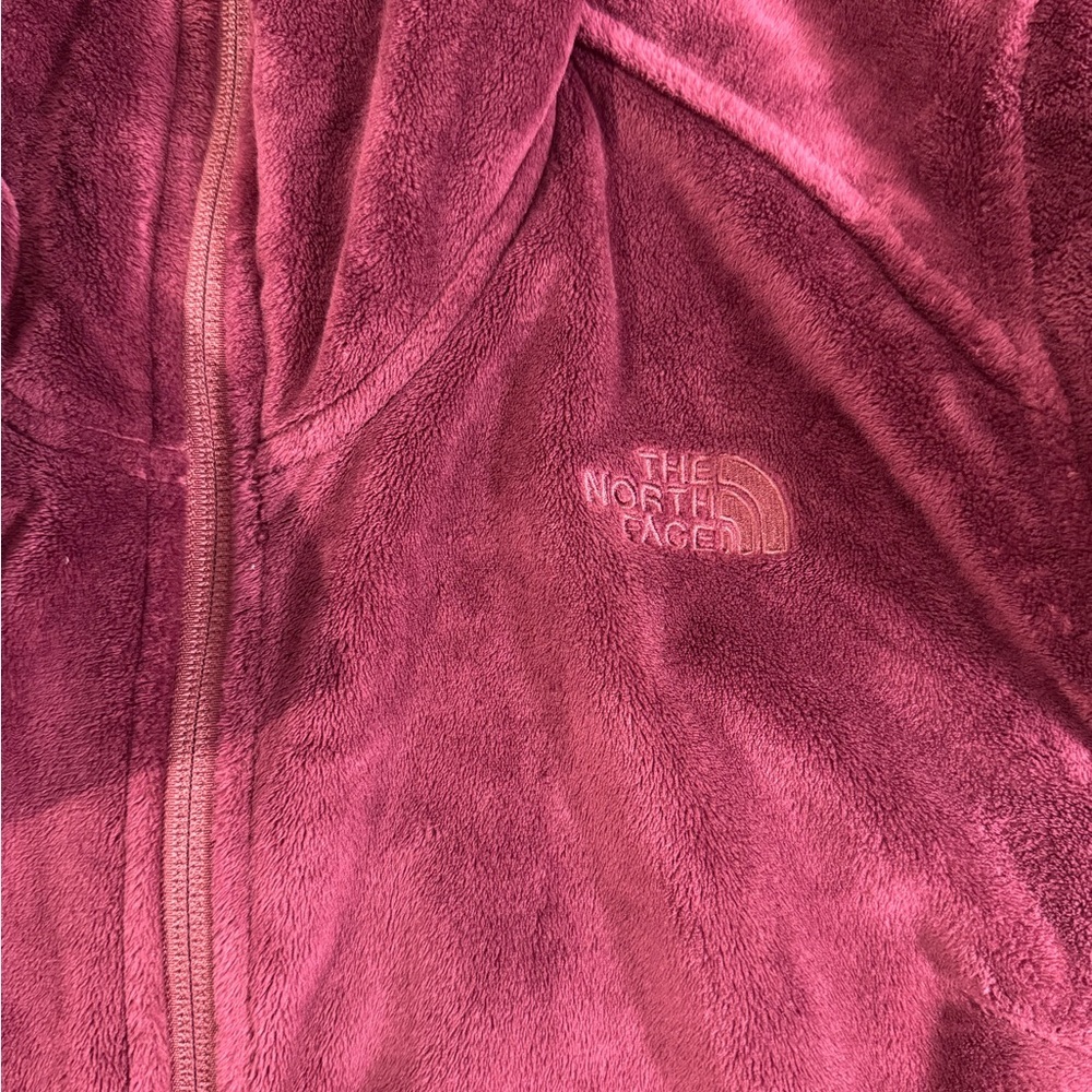 The North Face Women’s Osito Jacket Burgundy Size L Fleece - Picture 10 of 12